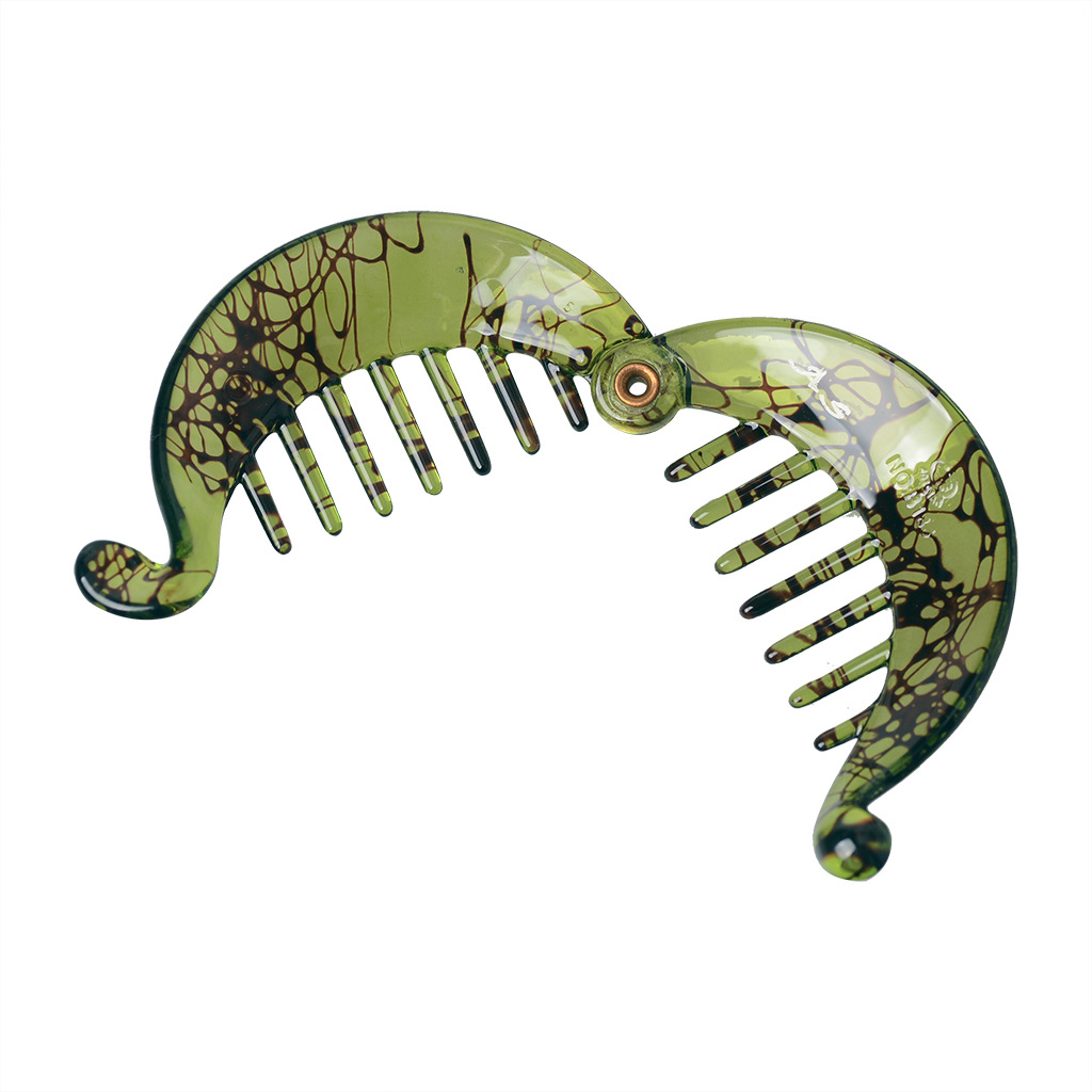 Manufacturer Cross-Border Supply European and American Fashion Female Hairpin High Quality Oxford Lentils Clip Banana Clip Hair Accessories