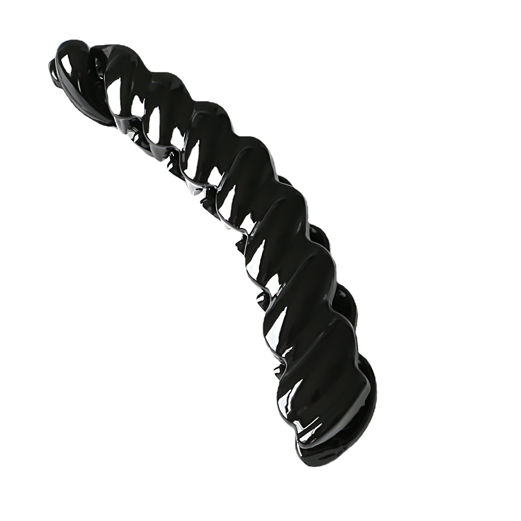  for Ponytail Banana Clip Large Simplicity Hairpin Vertical Clip Temperament Back Head Banana Clip Banana Hairpin