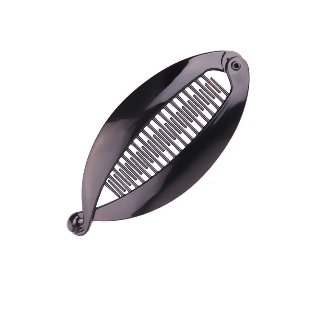 Large Handmade DIY Bottom Clip Lacquer Varnish Fish Clip Hairpin Ponytail Clip Lentil Clip Vertical Clip Banana Clip