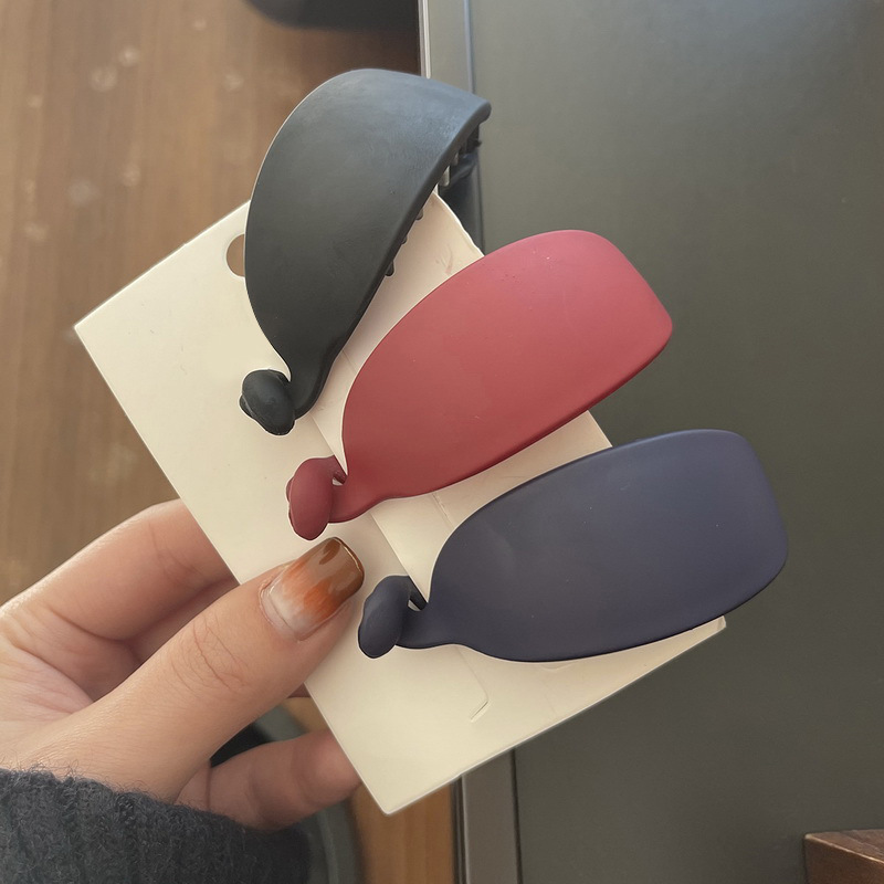 Barrettes Back Head Half Tie Hairpin Large Korean Style Elegant Twist Clasp Hair Volume Less Banana Clip Banana Hairpin