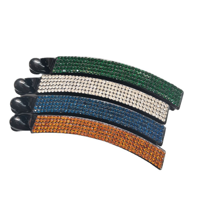  Hot Drilling Twist Claw Clip Vertical Clip Korean Europe and America Cross Border Factory Wholesale Banana Hairpin