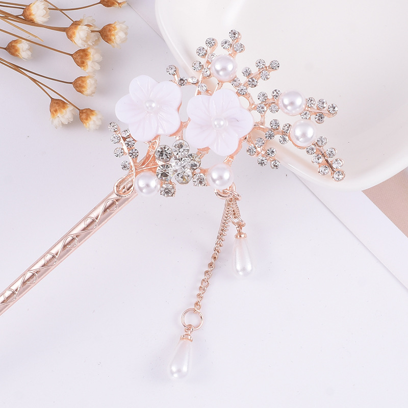 Retro Style Hairpin Hairpin Alloy Hairpin Updo Ethnic Style Tassel Hair Accessories Hairpin