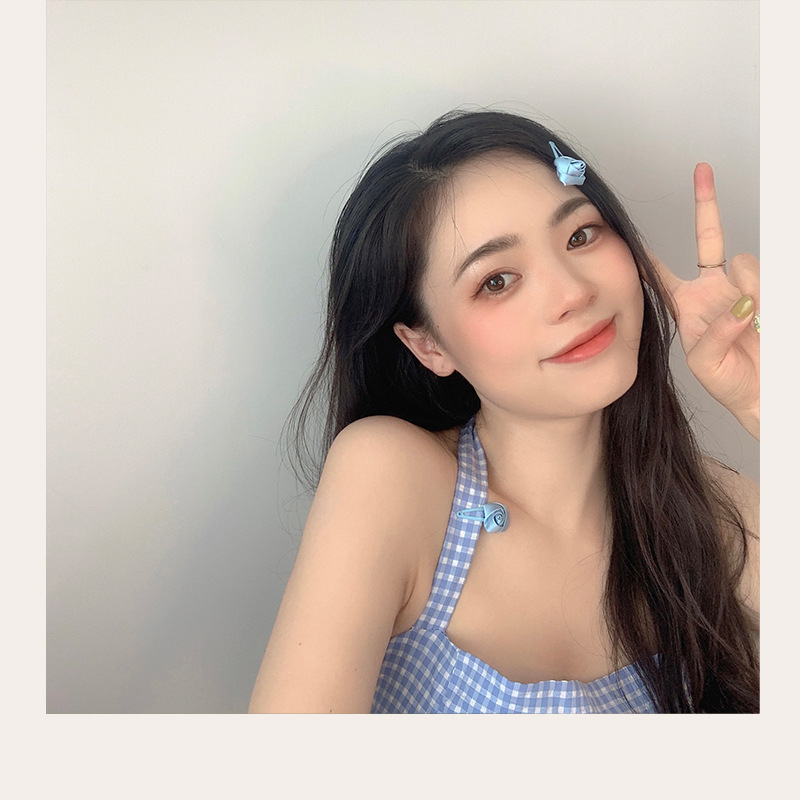 Collection Hairpin Female Summer Fairy Flower Oil Painting Sense Zhaohe Barrettes Side Hair Accessories Rose Hairpin