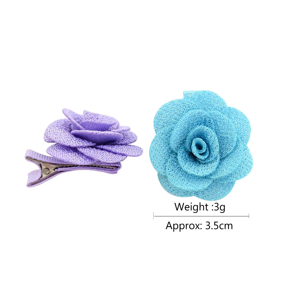 Woolen Camellia Woolen Rose DIY Korean Bud Hairpin Material Children&#039;s Flower Hairpin 803 Rose Hairpin