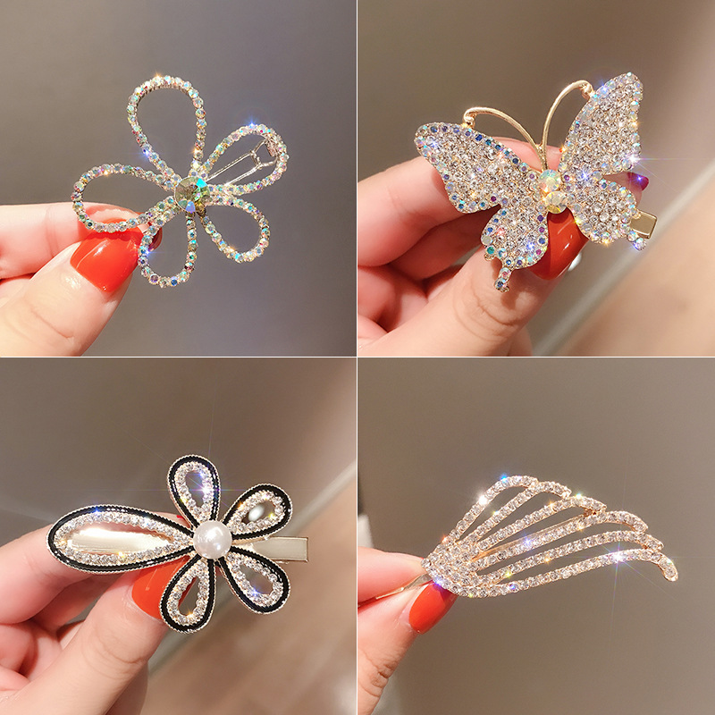 Internet Influencer Pearl Hairpin New Korean Maiden Pearl Bobby Edge Clip Back Head Clip Hairware Bangs Top Clip Female