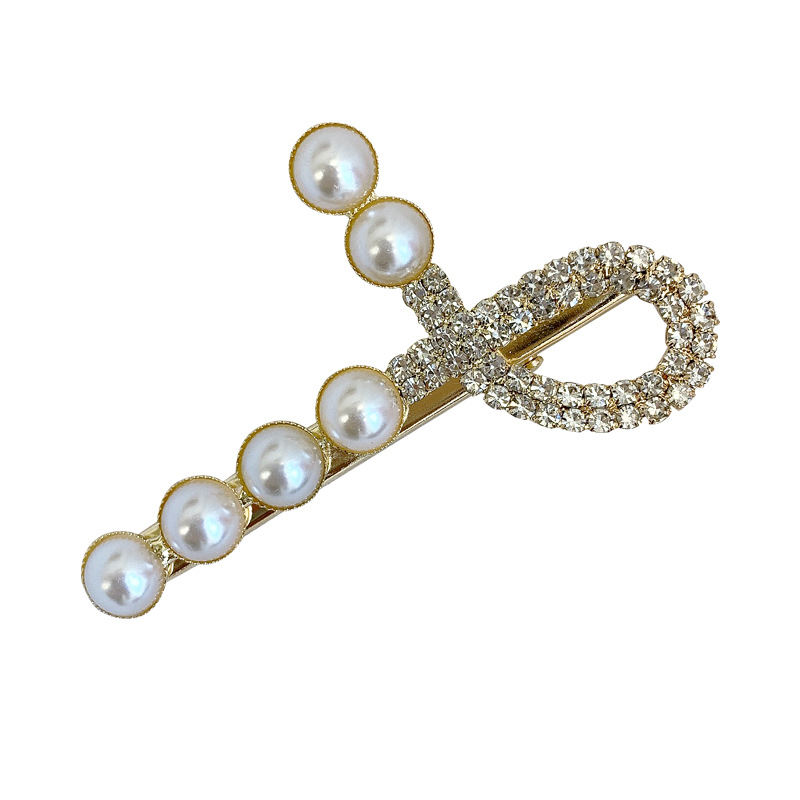 Hairpin Pearl Hairpin Korean Retro Internet Hot Side Bar Clip Side Clip Girl Headdress Bangs Clip Top Clip Hair Accessories