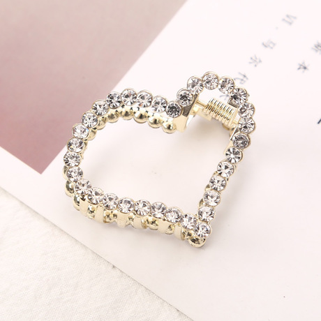 Web celebrity pearl hairpin girl half tie clip edge clip hair clip drill small clip new south Korean ins headdress