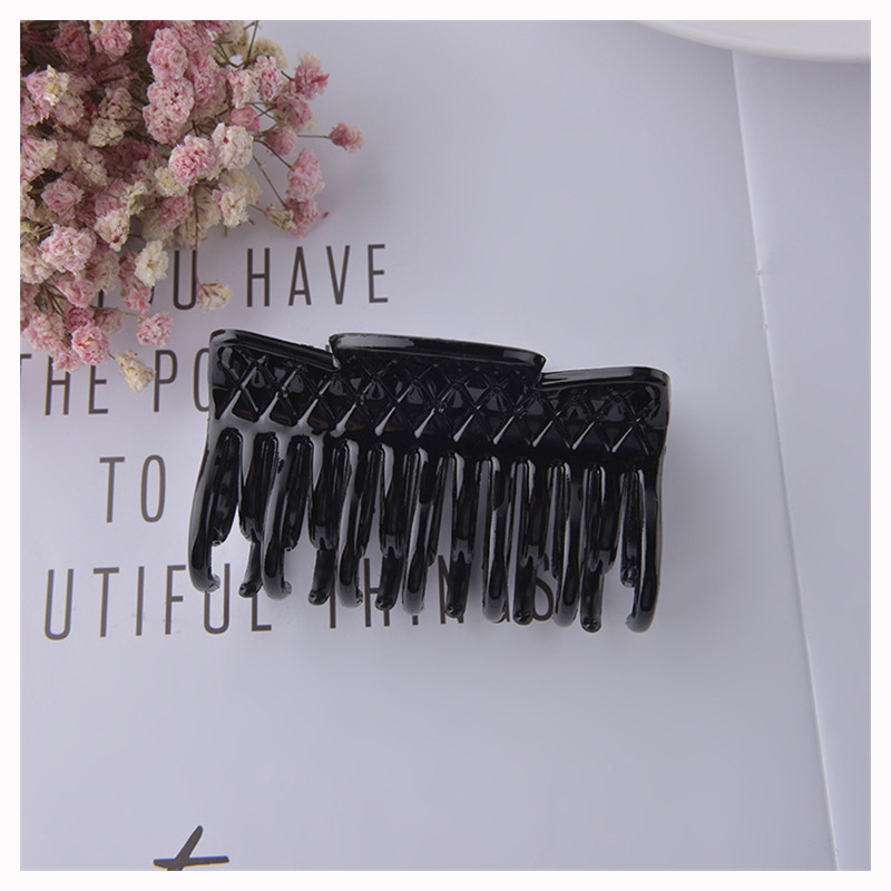 Korean simple hairpin plastic ponytail clip hair claw clip female non-slip claw clip decorative accessories