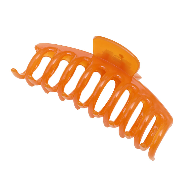 Color Bath Hair Claw Korean Hair Claw Girl Back Head Shark Clip Large Updo Hair Clip Headwear for Women Claw Hairpin