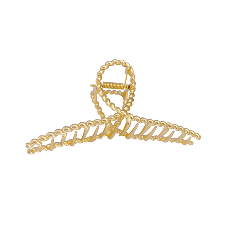 Women&#039;s Headdress Hair Volume More than Hair Claw Shark Clip Metal Hair Clip Jaw Clip Large Hairpin Pearl Hairpin