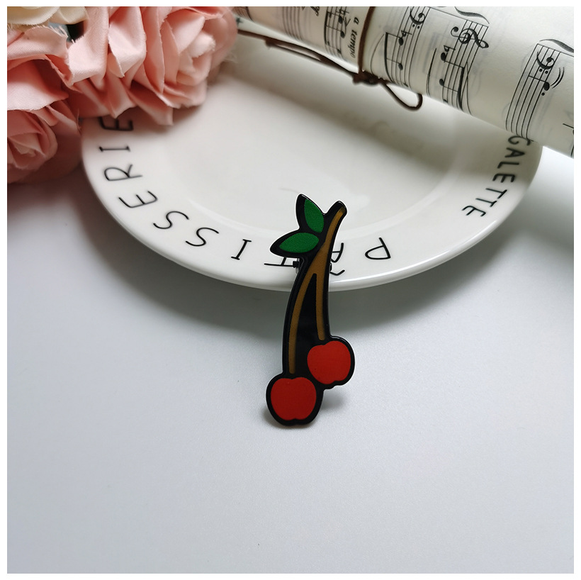 Korean Style Internet Hot Cartoon Children&#039;s Fruits and Vegetables BB Hairpin Bang Clip Fresh Side Clip Women&#039;s Hair Accessories