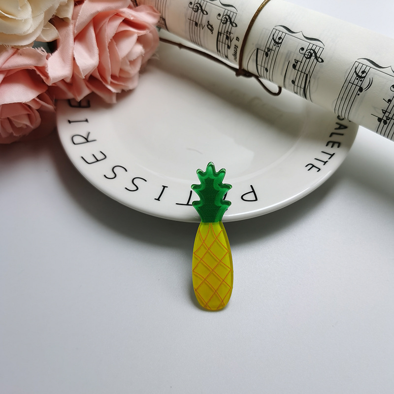 Korean Style Internet Hot Cartoon Children&#039;s Fruits and Vegetables BB Hairpin Bang Clip Fresh Side Clip Women&#039;s Hair Accessories