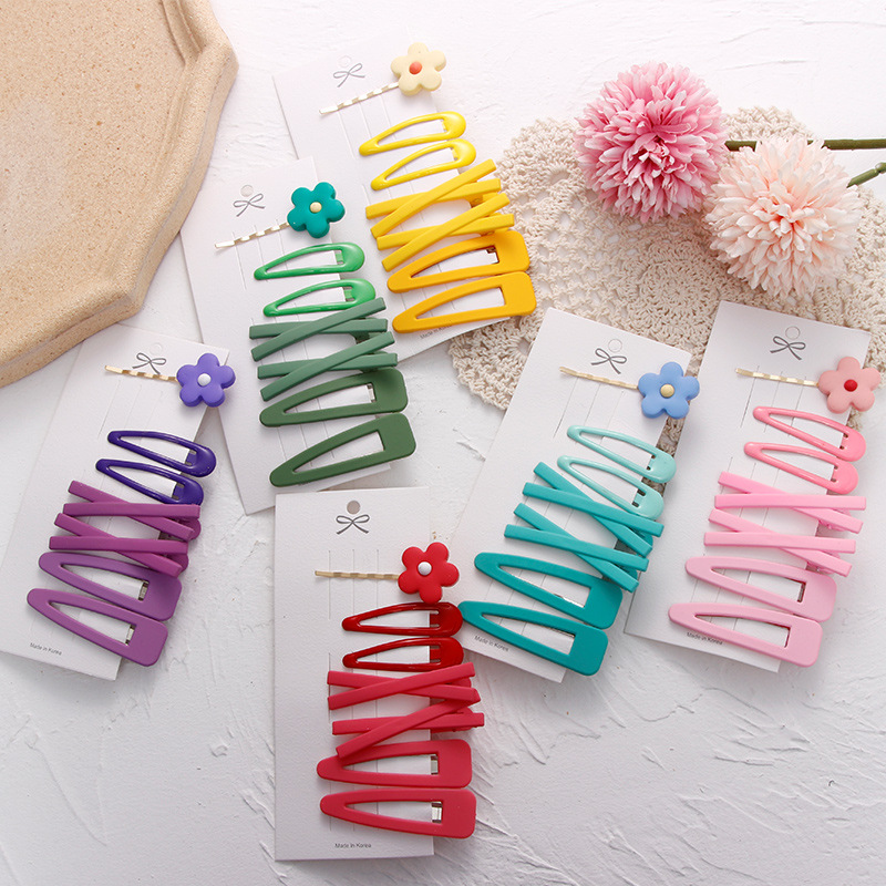  Internet Celebrity BB Clip Avocado Color Word Clip Girl Heart Cute Super Fairy Hairpin Hair Ornaments BB Hairpin