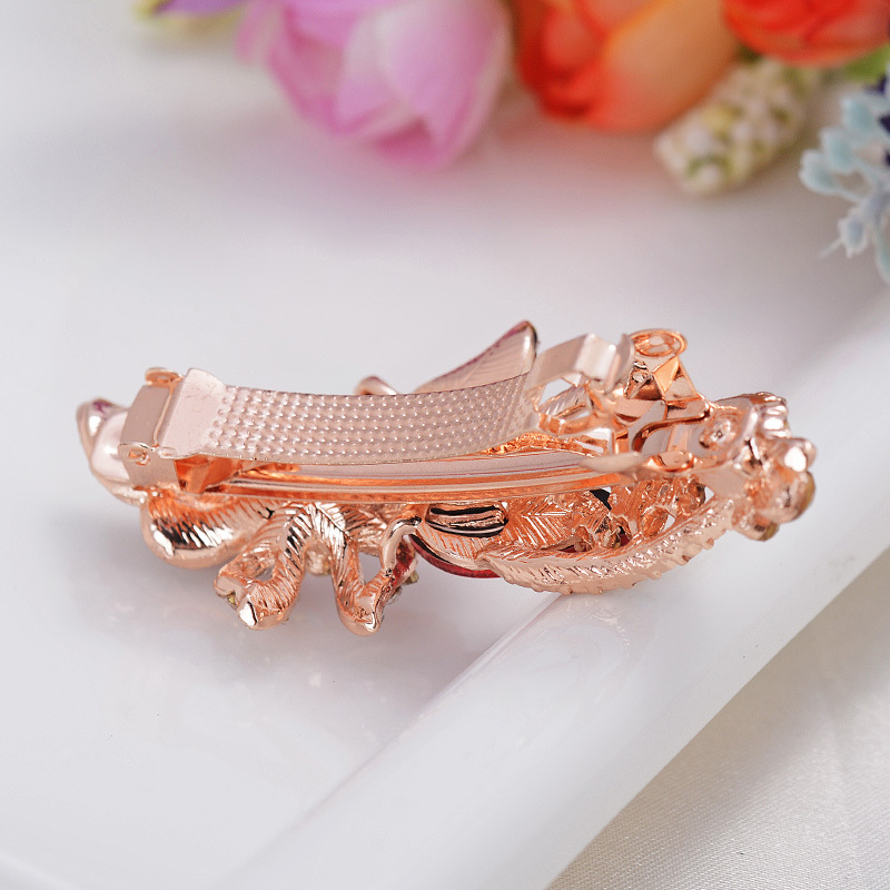 Accessories Fashion Korean Barrettes Bow Rhinestone Headdress Factory Multi-Color Head Clip Wholesale Diamond Hairpin