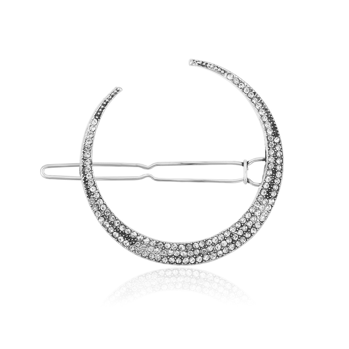 Europe and America joker set diamond creative combination hair ornaments simple geometry moon snowflake star clip hairpin a word getting out