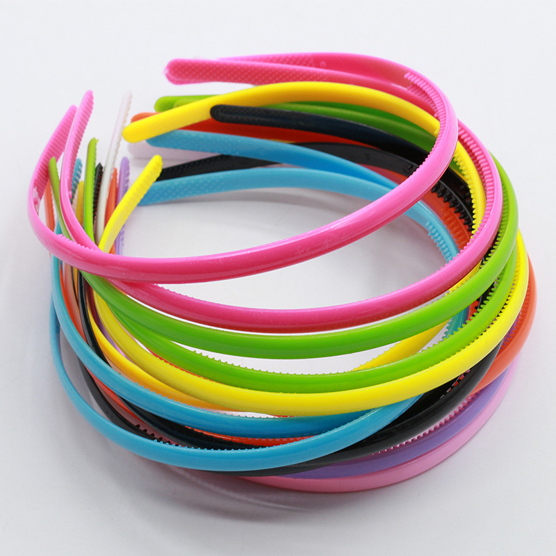Korean Style Candy Color Children&#039;s Headband Sweet Plastic Headband Acrylic Multicolor Toothed Hairpin Manufacturer