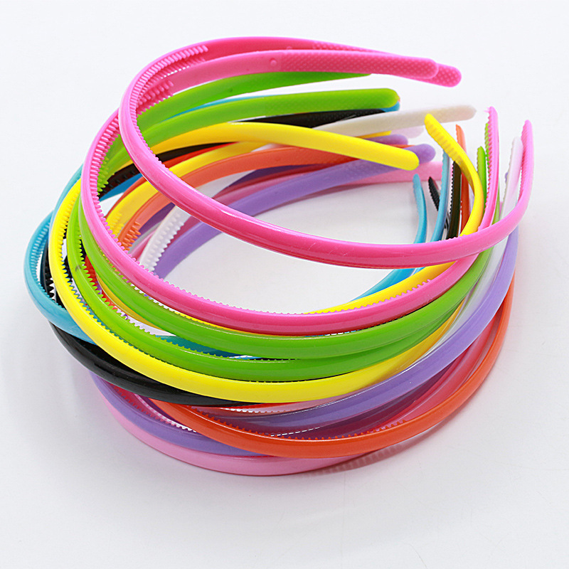 Korean Style Candy Color Children&#039;s Headband Sweet Plastic Headband Acrylic Multicolor Toothed Hairpin Manufacturer