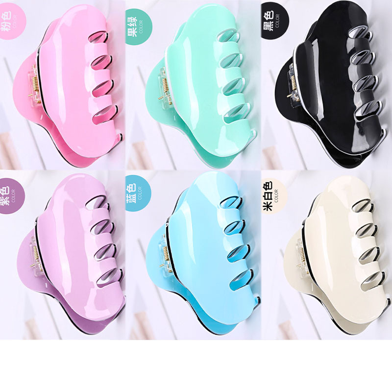Hair Claw Hair Claw Clip Hair Claw Wild Candy Color Headdress Barrettes Ponytail Factory Wholesale Acrylic Hairpin