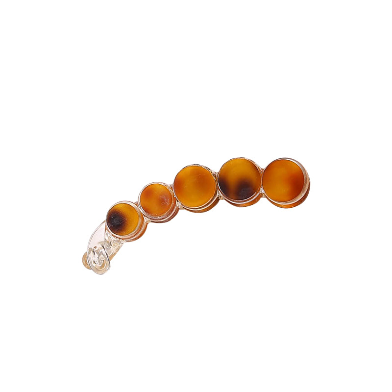 Simple Barrettes Women&#039;s Large Acrylic Disc Non-Slip Banana Clip Vertical Clip Hair Accessories Acrylic Hairpin
