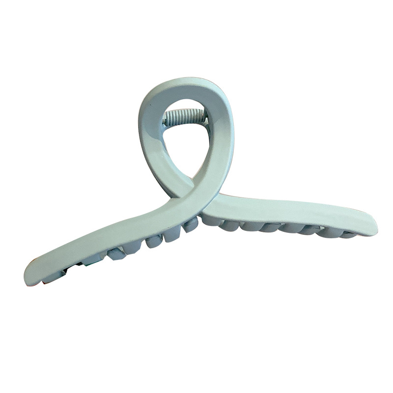 Korean Ins Large Grip Square Hairpin Back Head Clip Korean Acrylic Shark Clip Hair Claw Headdress