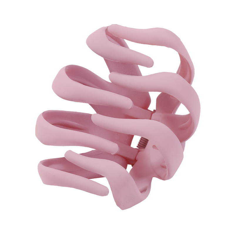 Korean Simple Acrylic Macaron Color Grip Large Bath Back Head Hairpin Hair Claw Hair Clip Headdress