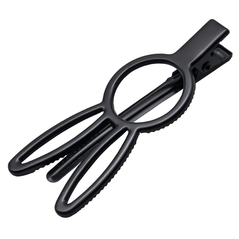  Fringe Clip Headdress Hair Clip Adult Hair Top Clip Word Clip Duckbill Clip Hairpin Side Clip Rabbit Hair Black Hairpin