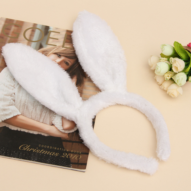 Rabbit Ears Hair Hoop Headdress Easter Rabbit Hairpin Headband Amazon WeChat Stall Small Gift Rabbit Hairpin