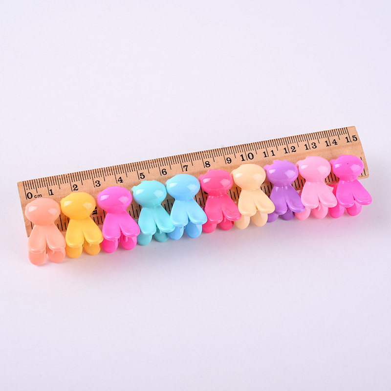Taobao hot-selling Korean version of children&#039;s small hairpin cute rabbit ears cartoon plastic small grab baby bangs wholesale clip
