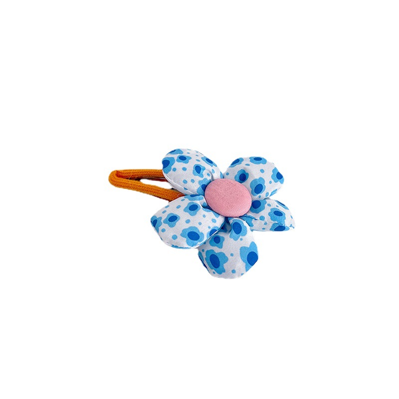 Summer Barrettes Sweet Flowers Girl Temperament Side Hairpin Fairy BB Clip Internet Celebrity Flower Hairpin