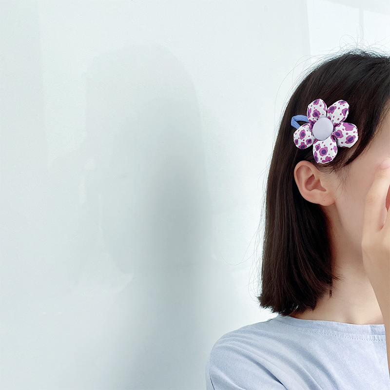 Summer Barrettes Sweet Flowers Girl Temperament Side Hairpin Fairy BB Clip Internet Celebrity Flower Hairpin