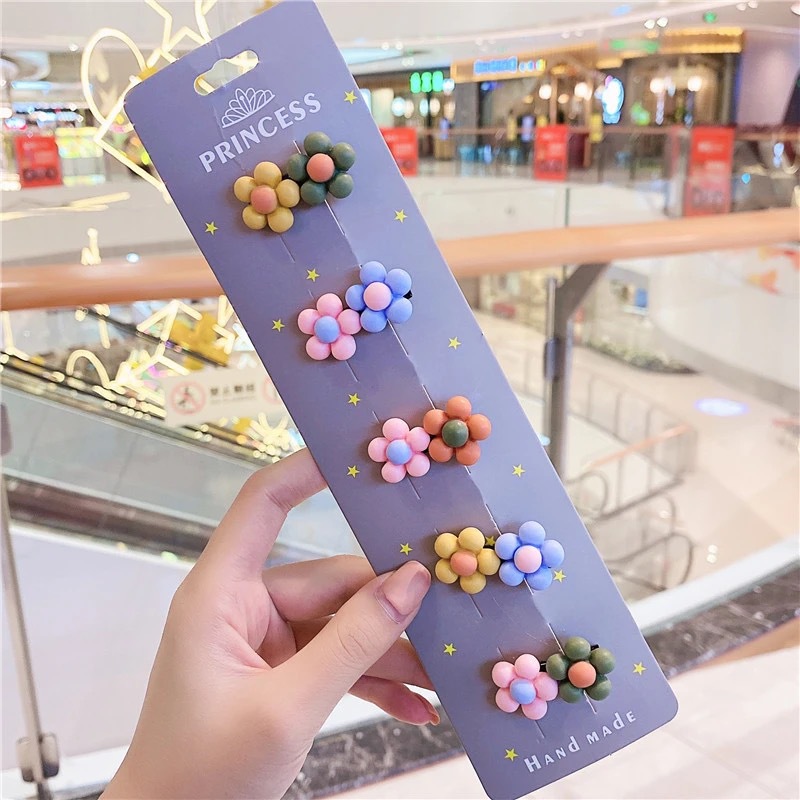  Candy Color Duckbill Clip Head Clip Bangs Xuan Ya Broken Hair Flower Ponytail Clip Headdress Clip Flower Hairpin
