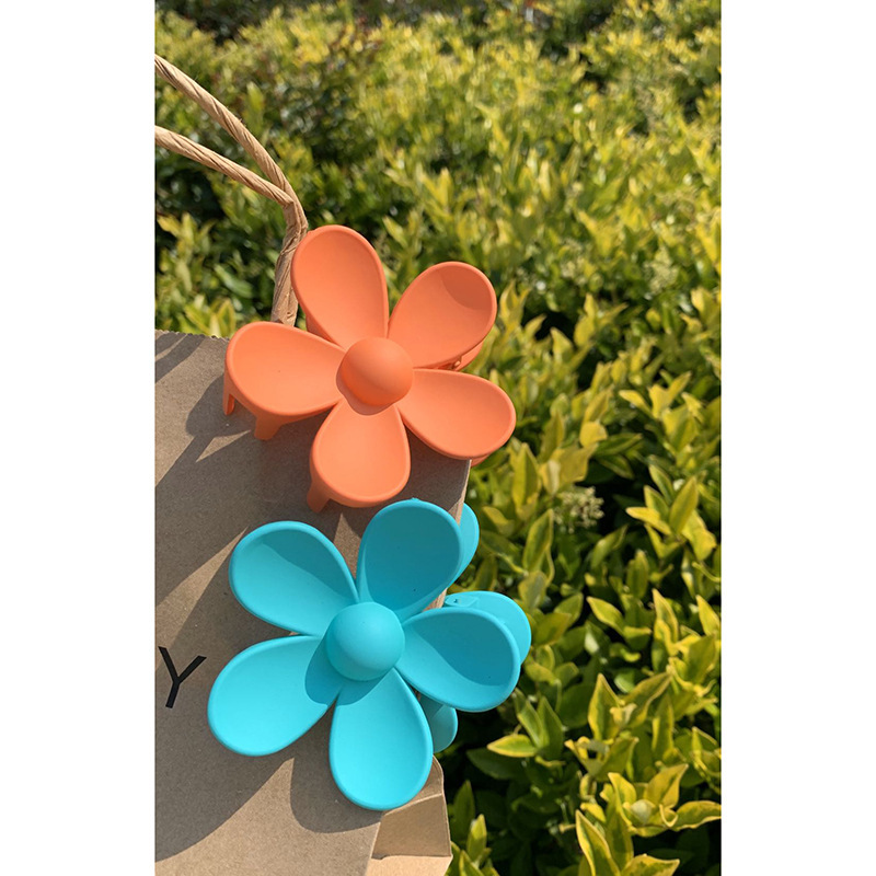 Korean Online Ins Same Style Internet Celebrity Grip Large Flower Style Girl Super Fairy Hairpin Updo Hair Accessories Female Ponytail Clip