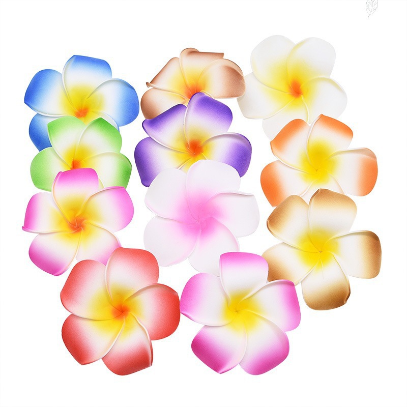 Ethnic Style Barrettes Model Accessories Bohemian Style Flower Clip Plumeria Rubra Headdress Flower Hairpin