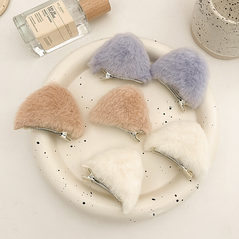  Super Cute Hairpin Fox Ears Japanese Cos Headdress Internet Celebrity Hair Accessories for Women Cat Hairpin