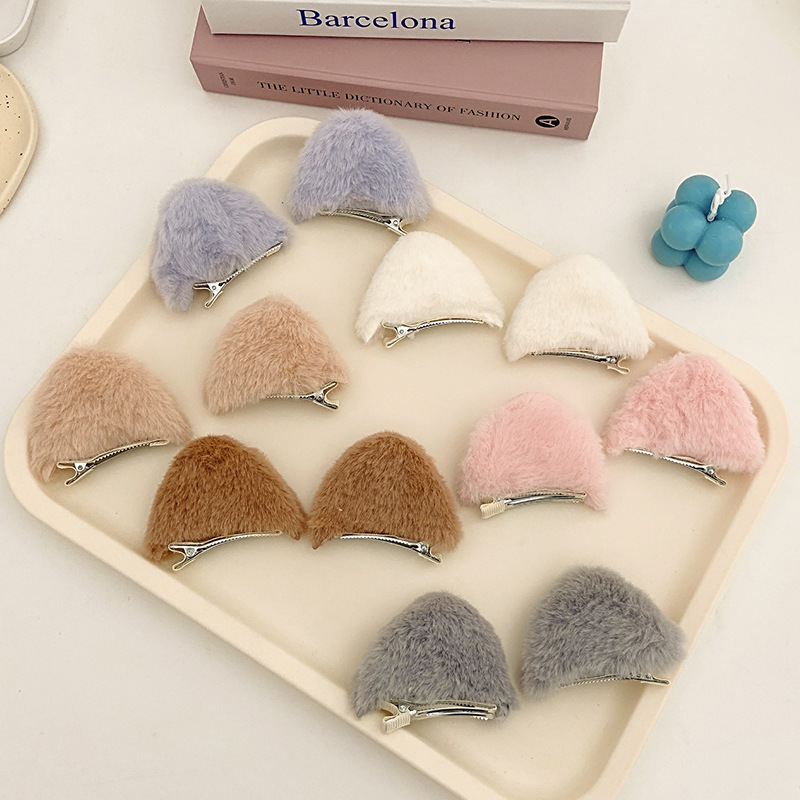  Super Cute Hairpin Fox Ears Japanese Cos Headdress Internet Celebrity Hair Accessories for Women Cat Hairpin