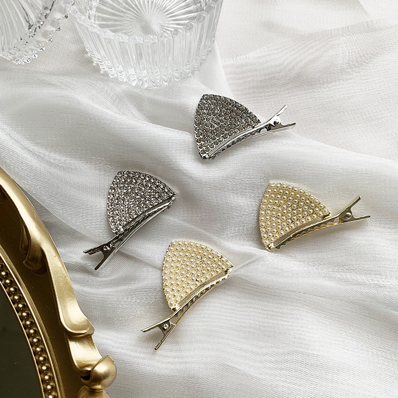  Ears Internet Influencer Hair Clip Rhinestone Edge Clip Girl Bangs Clip Top Clip Duckbill Clip AliExpress Cat Hairpin