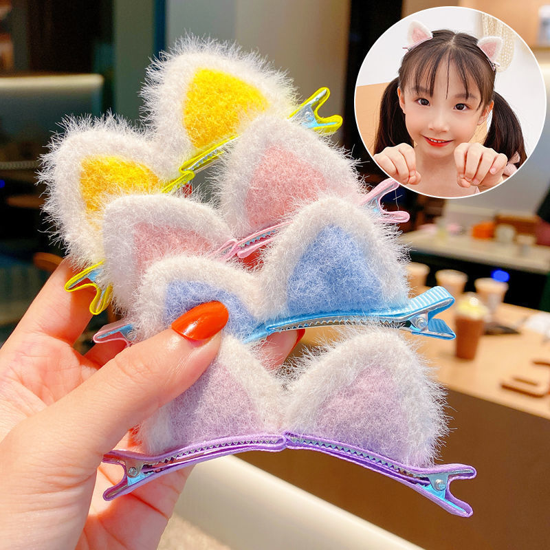  Hair Clip Headdress Female Side Summer Head Clip Word Duckbill Clip Internet Celebrity Hair Accessories Cat Hairpin