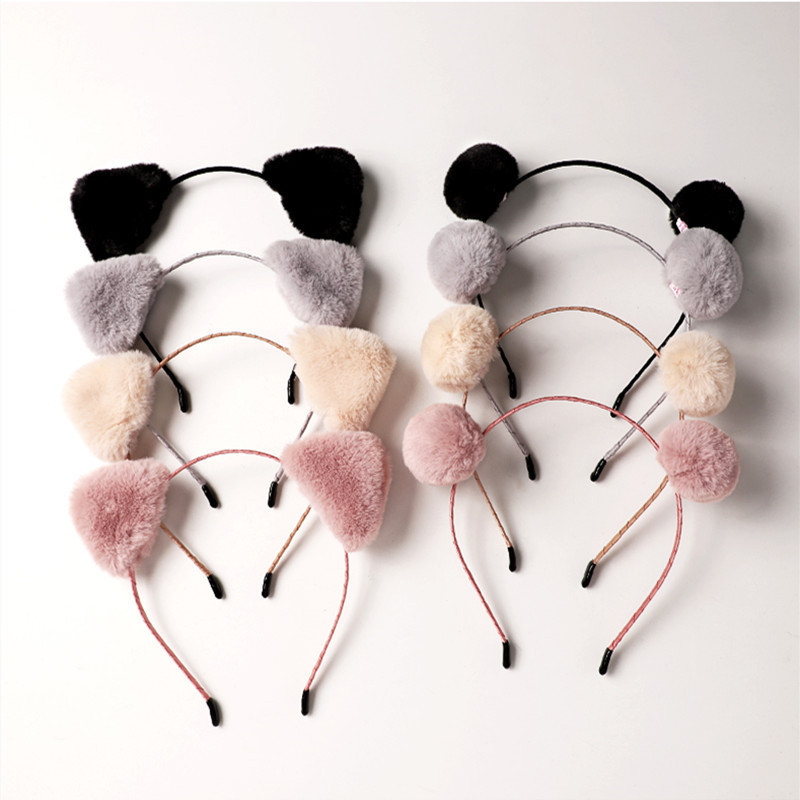 Cute Sweet Japanese Girl Heart Cat Ear Headband Internet Celebrity Same Style Hairpin Hair Ornaments Cat Hairpin