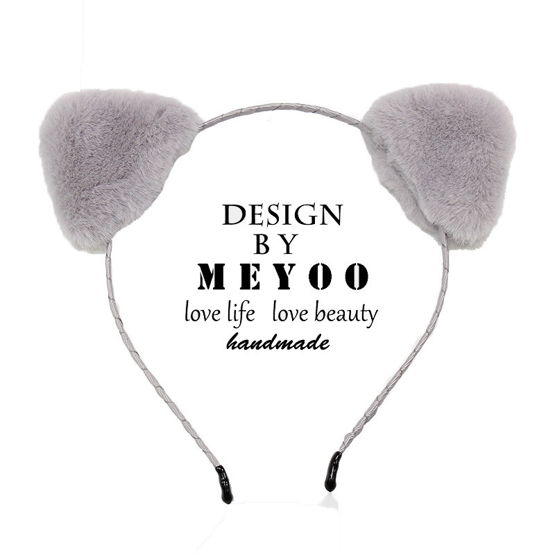 Cute Sweet Japanese Girl Heart Cat Ear Headband Internet Celebrity Same Style Hairpin Hair Ornaments Cat Hairpin
