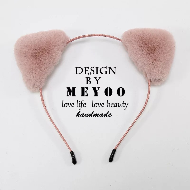 Cute Sweet Japanese Girl Heart Cat Ear Headband Internet Celebrity Same Style Hairpin Hair Ornaments Cat Hairpin
