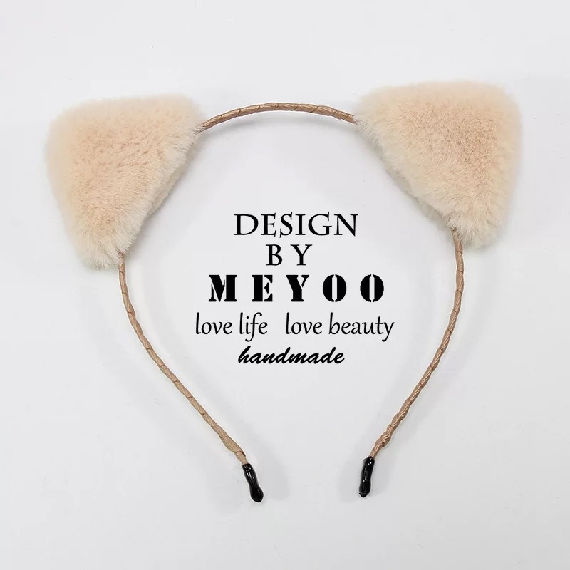 Cute Sweet Japanese Girl Heart Cat Ear Headband Internet Celebrity Same Style Hairpin Hair Ornaments Cat Hairpin