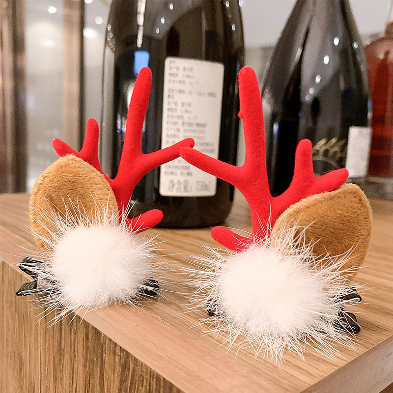 Rabbit Ears Antlers Internet Influencer Hair Clip Girl Adult Hat Hairpin Children Hair Accessories Antler Hairpin