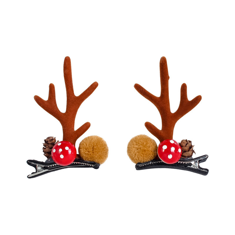 Rabbit Ears Antlers Internet Influencer Hair Clip Girl Adult Hat Hairpin Children Hair Accessories Antler Hairpin