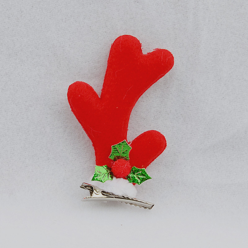 Christmas Hair Accessories Cute Christmas Barrettes Female Christmas Antlers Super Fairy Barrettes Antler Hairpin
