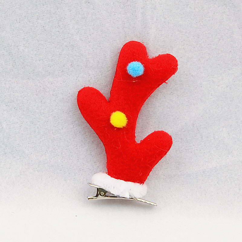 Christmas Hair Accessories Cute Christmas Barrettes Female Christmas Antlers Super Fairy Barrettes Antler Hairpin