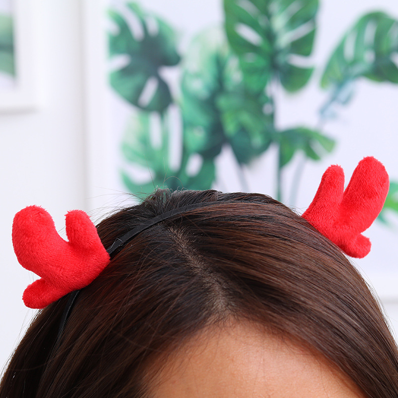 Antlers Hair Accessories Christmas Hairpin Hairband Decoration Christmas Ornament Hair Clip Party Bar Antler Hairpin