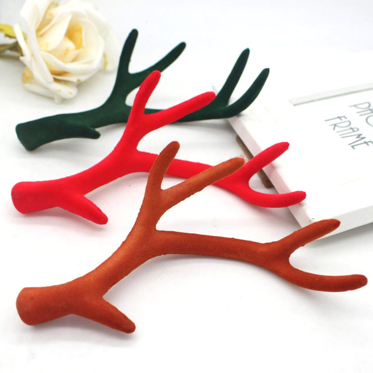Simulation Antlers Headband Bionic Deerhorn Accessories Christmas Decorations DIY Headdress Accessories Antler Hairpin