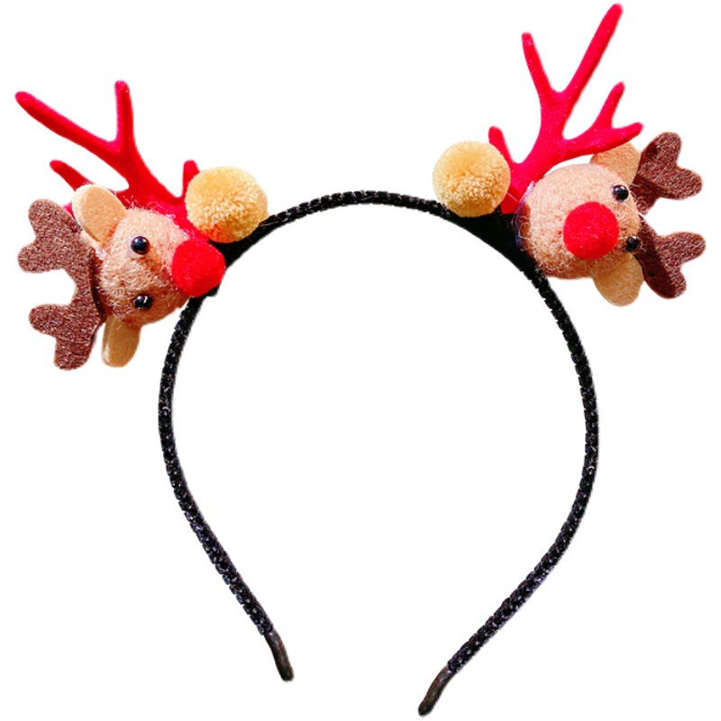  Christmas Headband Hairpin Student Performance Hair Accessories Headdress Antlers Accessories Female Antler Hairpin