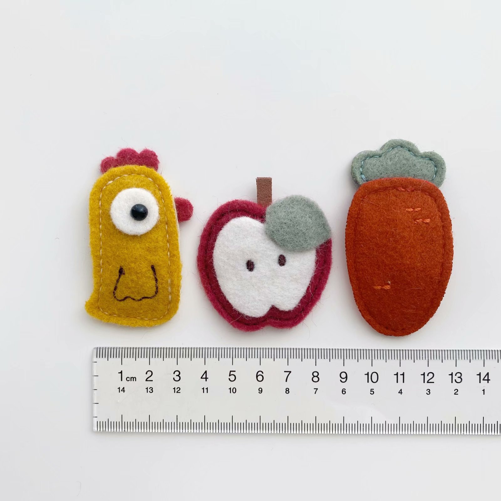 Korean New Flannel Apple Small Animal Barrettes Baby Cute Hairpin Side Clip BB Clip Baby Hairpin