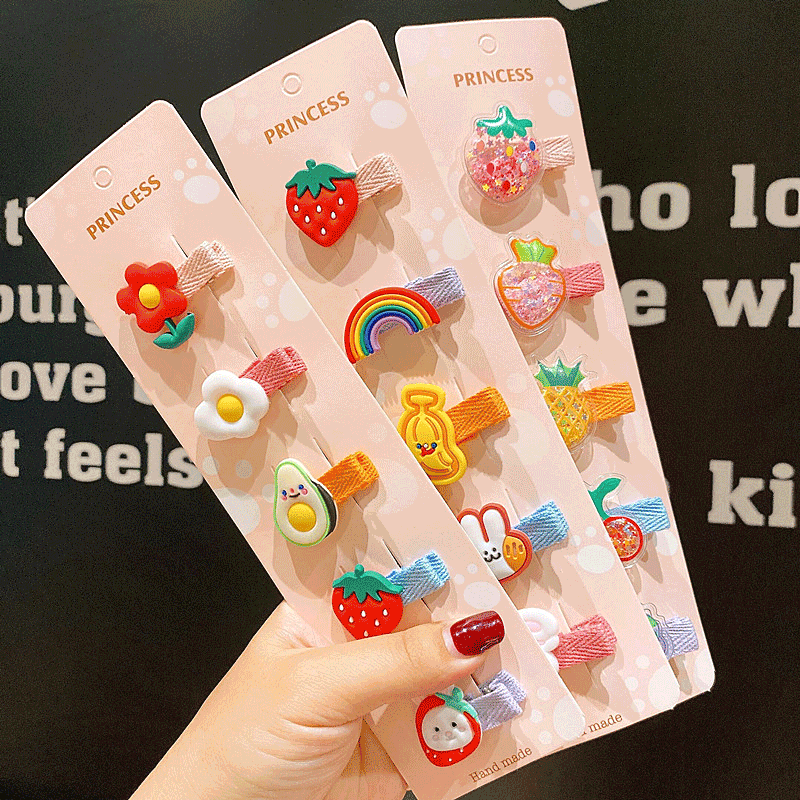 Baby Hair Accessories Baby Hair Clips Does Not Hurt Hair Korean Infant Hairpin Girls Cute Princess Children&#039;s Headdress